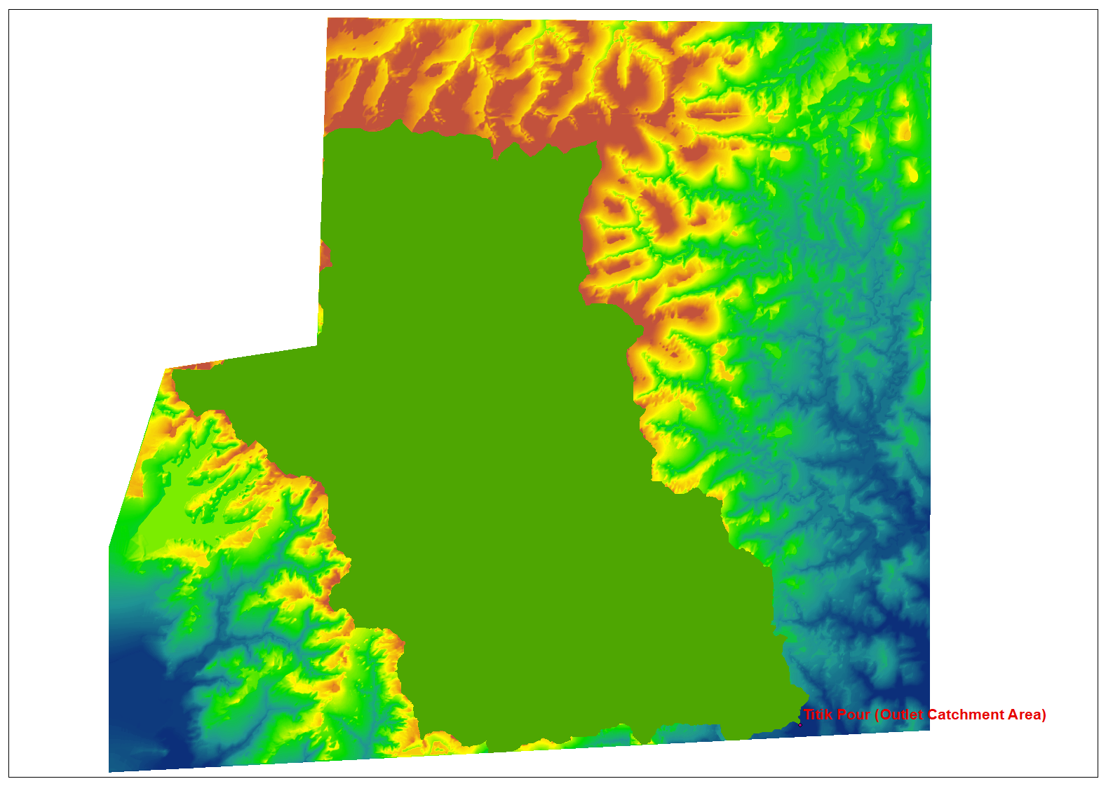 Delineasi Catchment Area Menggunakan ArcGIS Abfertiawan